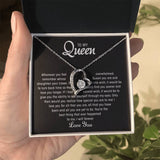 To my Queen – Love Heart Necklace