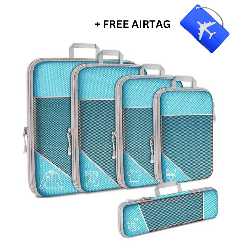 Compression Packing Cubes + free airtag